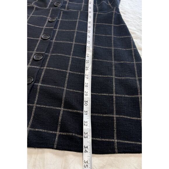 New Look Women’s Size 8 Button Front Jumper Dress Preppy Y2K Midi Indie Preppy - Picture 9 of 9